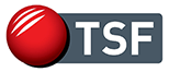 Logo TSF, rouge